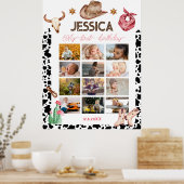 カウボーイ誕生日1stロデオバースデーパーティー ポスター (キッチン)