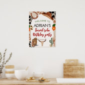 カウボーイ誕生日2ndロデオバースデーパーティー ポスター (キッチン)