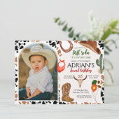 カウボーイ誕生日2ndロデオバースデーパーティー 招待状 (スタンド正面)