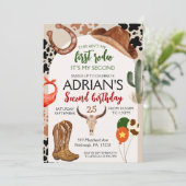 カウボーイ誕生日2ndロデオバースデーパーティー 招待状 (スタンド正面)