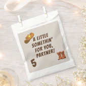 カウボーイ誕生日 フェイバーバッグ (クリップ留めされた状態)