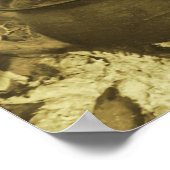 カウボーイ調理師ポスタープリント ポスター (角)