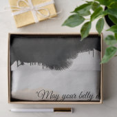 カウボーイ賛美のサンセットシルエット 薄葉紙 (ギフト)