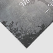 カウボーイ賛美の馬のシルエット 薄葉紙 (詳細)