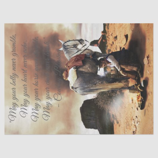 カウボーイ賛美ズ 薄葉紙 (正面)