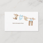 カウボーイ赤ちゃんシャワー情報エンクロージャ エンクロージャーカード (正面)