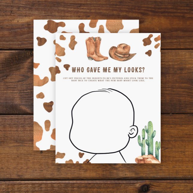 カウボーイ赤ちゃんシャワー – どのように見るベビー (クリエイターアップロード済み)