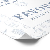 カウボーイ赤ん坊シャワーの好意 ポスター (角)