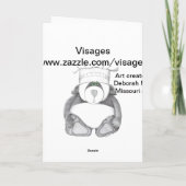 カウボーイ雪だるまウィズレッドバンダナ シーズンカード (裏面)