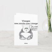 カウボーイ雪だるまウィズレッドバンダナ シーズンカード (裏面)