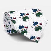 カウボーイ雪だるまクリスマス ネクタイ (ロール)