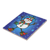 カウボーイ雪だるま タイル (側面)