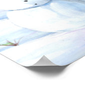 カウボーイ雪だるま ポスター (角)