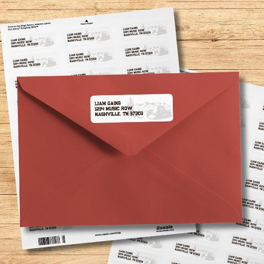 カウボーイ風のラベル ラベル