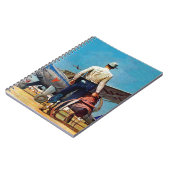 カウボーイ飛んでいるバイミードシェーファー ノートブック (左側)