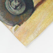 カウボーイ飛んでいるバイミードシェーファー フリースブランケット (角)