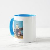 カウボーイ飛んでいるバイミードシェーファー マグカップ (正面左)