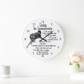 カウボーイ10戒め ラージ壁時計 (ホーム)