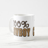カウボーイ100% コーヒーマグカップ (正面左)