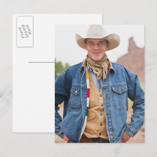 カウボーイ12 ポストカード (正面/裏面)