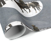 カウボーイ1895フレデリック・レミントンの秋 ラッピングペーパー (ロールコーナー)