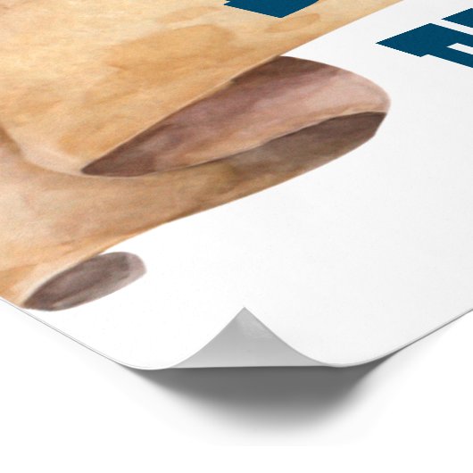 カウボーイ1stロデオ馬ファームパーティー歓迎サイン ポスター (角)