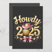 カウボーイ・ウェスタン風2025年新年会 シーズンカード (正面/裏面)