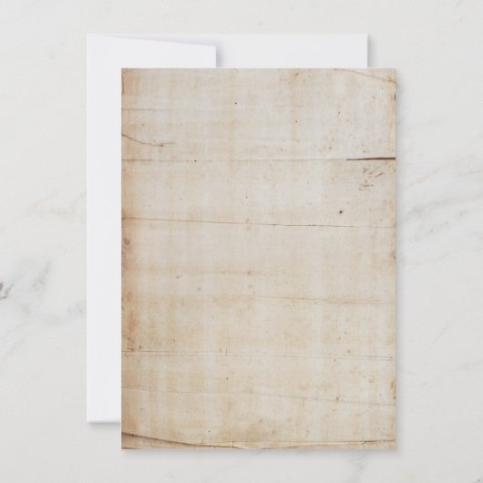 カウボーイ・ウェスタン・バースデー・パーティーの招待状 招待状 (裏面)