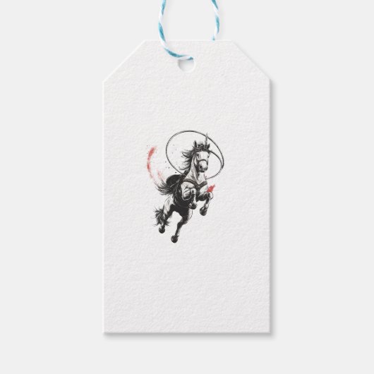 カウボーイ・ウェスタン・ユニコーン（1） ギフトタグ (正面)