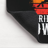 カウボーイ・ウェスタン・ロデオ・ホルセックRに乗って馬を救う マウスパッド (コーナー)