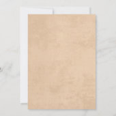 カウボーイ・ウェスタン・ロデオ ワイルドウェスト 誕生日パーティー 招待状 (裏面)