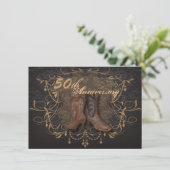 カウボーイ・ウエスタン結婚カントリー50周年 招待状 (スタンド正面)