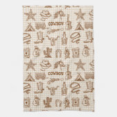 カウボーイ ウエスタン キッチンタオル (縦)