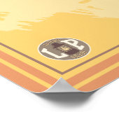 カウボーイ・オン・乗馬 – オレゴン ポスター (角)