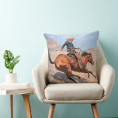 カウボーイ(キャンバスの油) クッション (椅子)