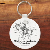 カウボーイ キーホルダー (正面)