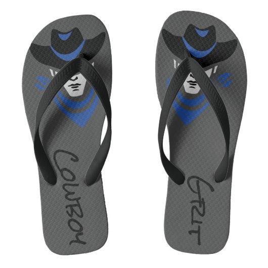 カウボーイ·グリット ビーチサンダル (フットベッド)