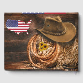 カウボーイ ゲストブック (裏面)