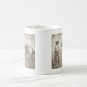 カウボーイ コーヒーマグカップ (中央)