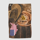 カウボーイ ゴルフタオル (正面)