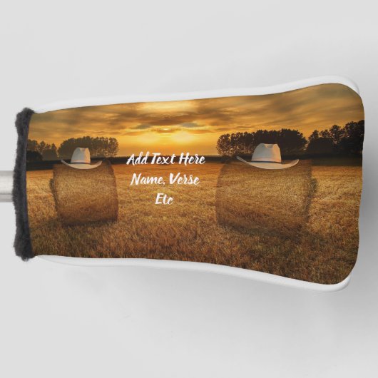 カウボーイ ゴルフヘッドカバー (正面)