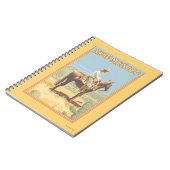 カウボーイ(サイドビュー)ニューメキシコ ノートブック (左側)