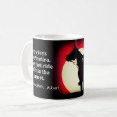 カウボーイ・サンセットの引退 コーヒーマグカップ (正面左)