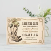 カウボーイ·シューズ·カントリーは、デート·カードを保存する セーブザデート (スタンド正面)