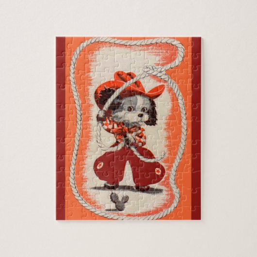 カウボーイ ジグソーパズル (縦)