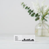 カウボーイ スキニー名刺 (スタンド正面)