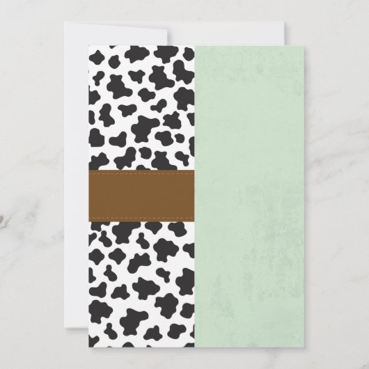 カウボーイ&ディナゾーボーイズブラザーズ誕生日招待状 招待状 (裏面)