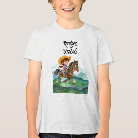 カウボーイ トライブレンドＴシャツ (正面)