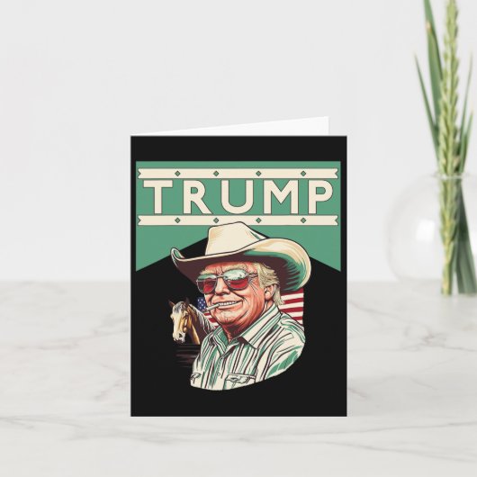 カウボーイ・トランプは私の社長である カード (正面)