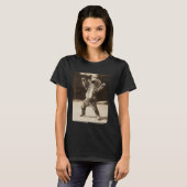 カウボーイ ネコ Tシャツ (正面フル)